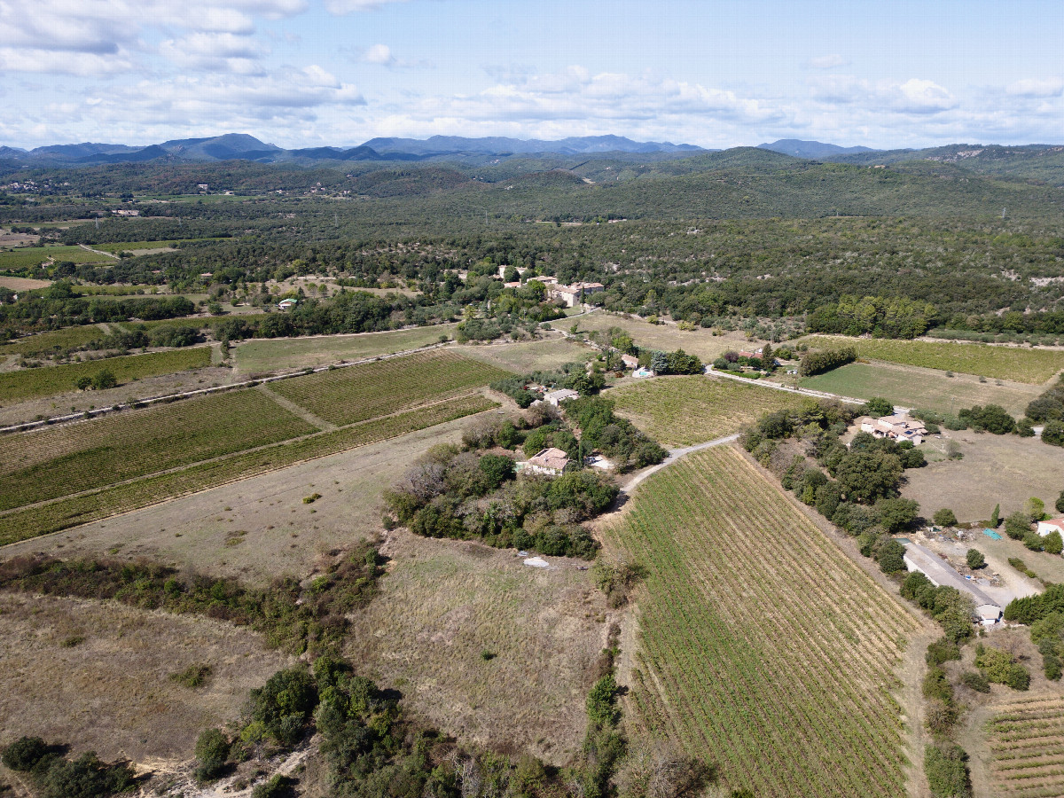 View West, from 100m above the point