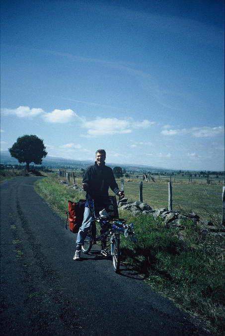 My boyfriend Rainer Pfluger with our tandem