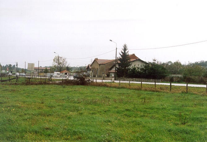 The view to the east.  The road leads to Roanne.