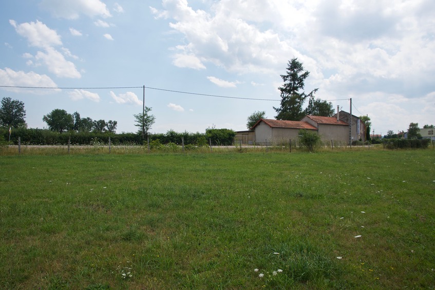 View South, towards the road and the nearby “Faiences" (pottery) store