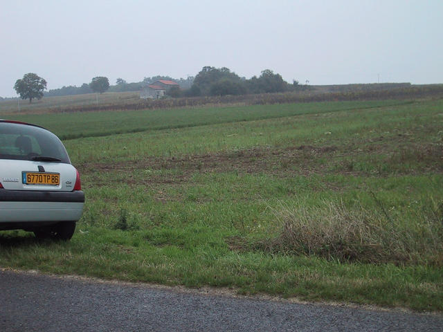 Leaving the car, to the confluence