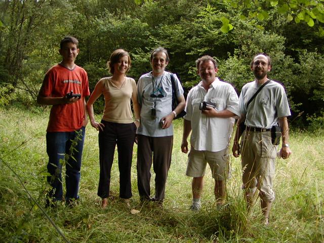 From left to right: David Roth, Anika Reuner, Captain Peter, Thomas Prettner, Werner Furlan