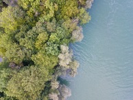 #7: Looking down on the point from 60m above