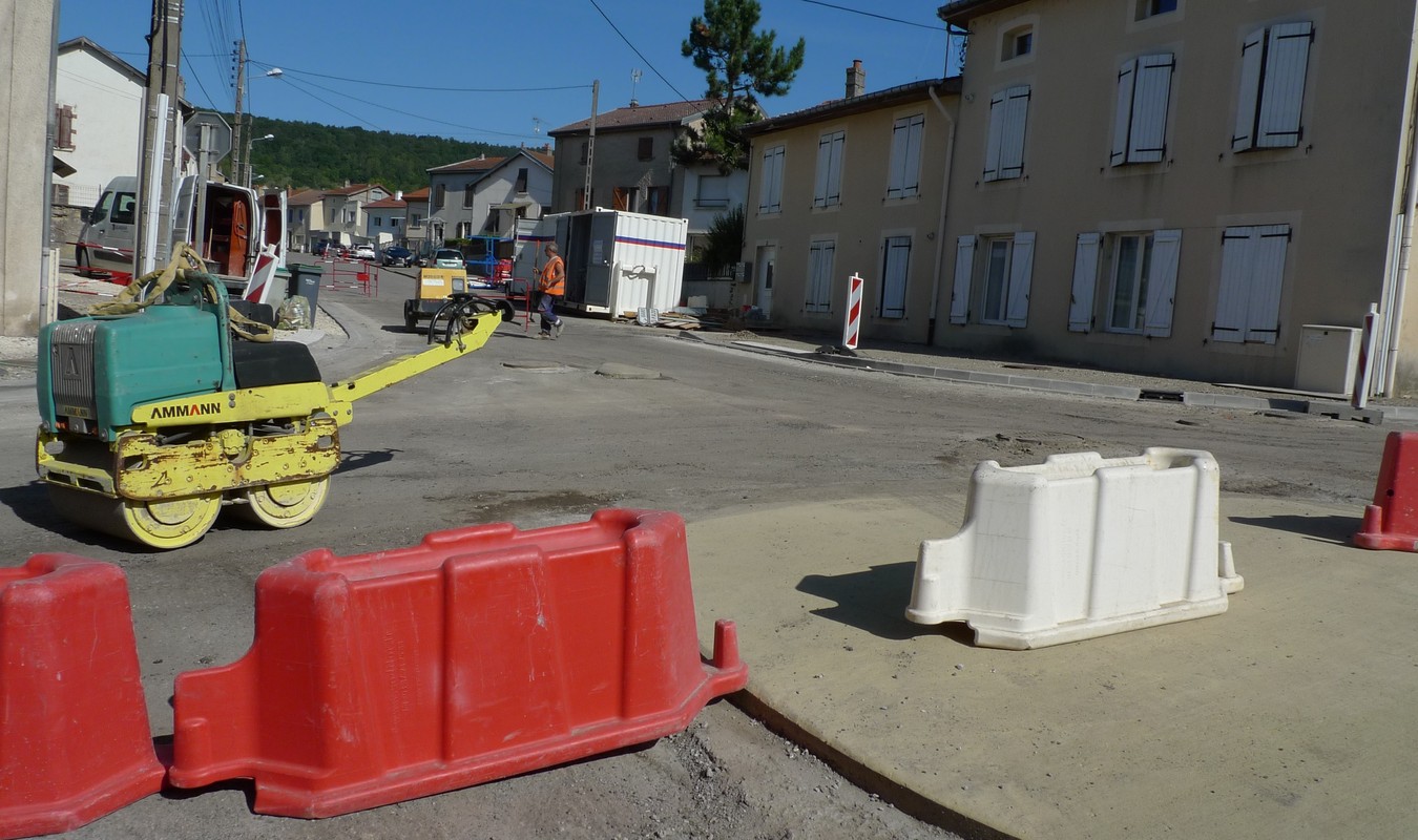 Rue Gambetta blocked