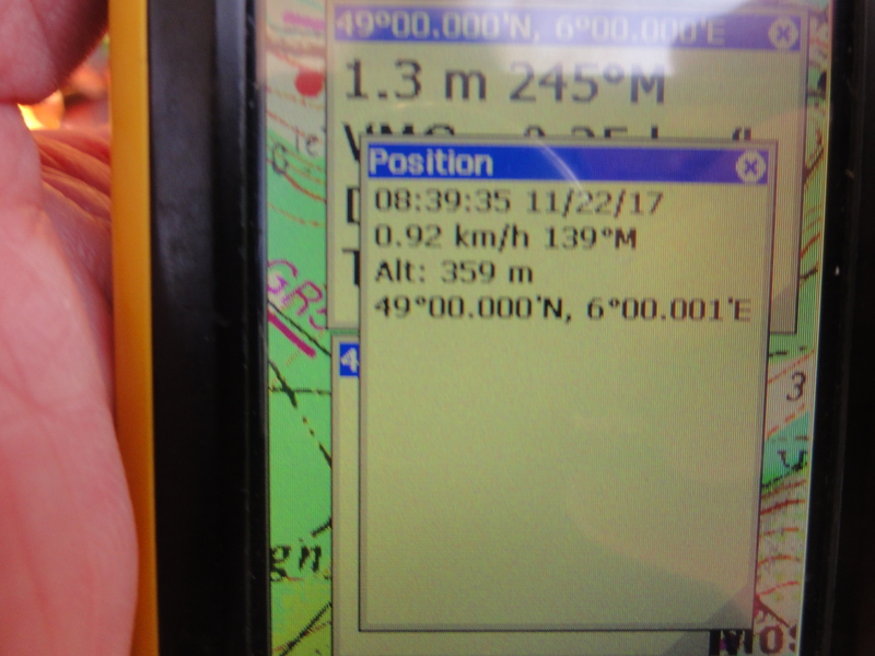 GPS screen