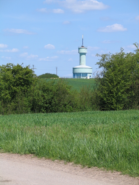 General view of the confluence point, almost 1 km away.