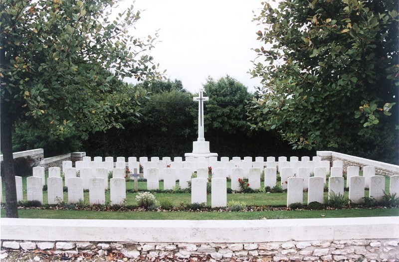 World War I Cemetery 900 m North of the confluence 