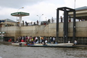 #7: Lambaréné fish market and petrol station