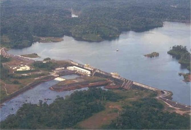 The Petit-Saut's dam