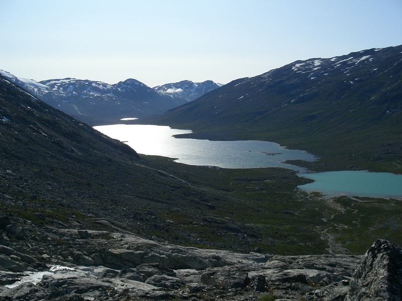 View W, the watershed in the background