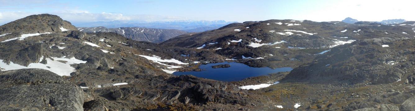 View at the Nearby Mountain Peak