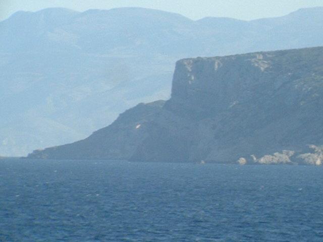 passing Cape Mestá