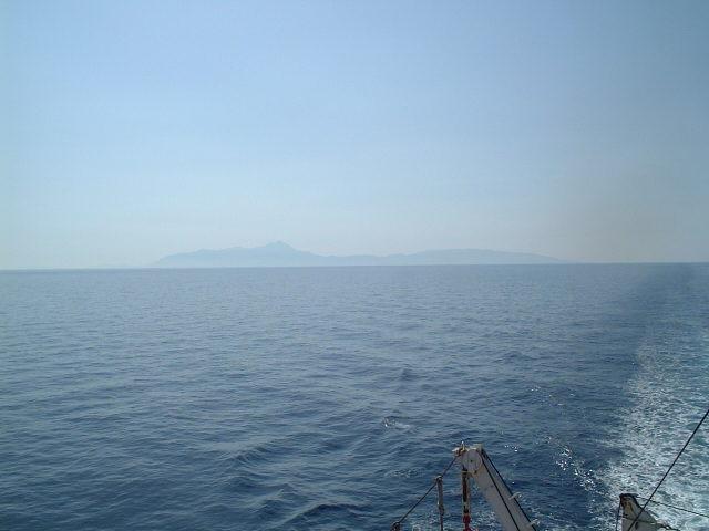 Khíos seen from the confluence towards South