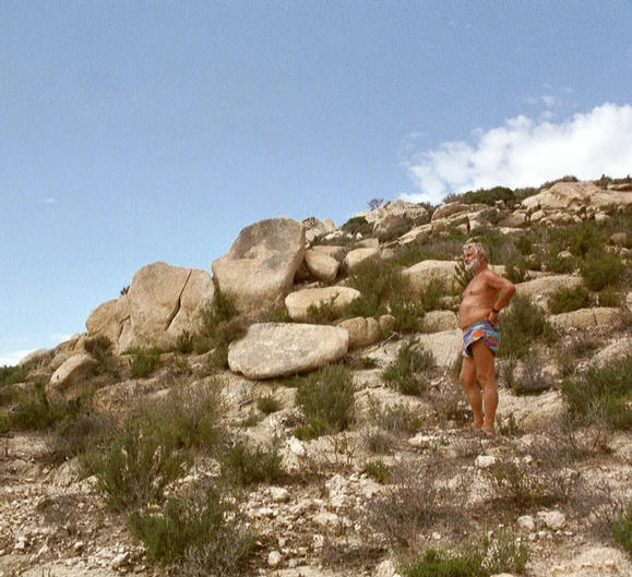 Werner standing on the Confluence