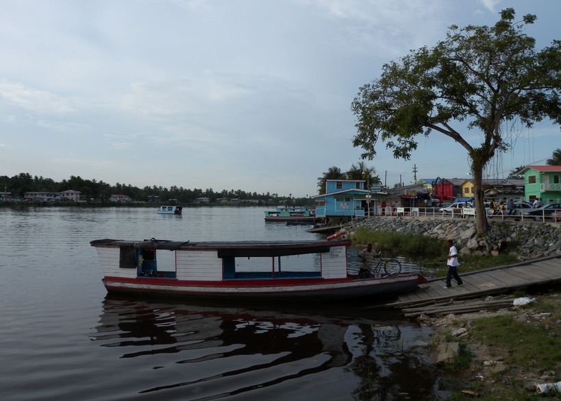 The Demerara River in Linden