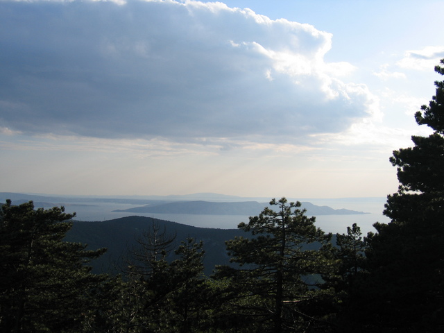 Coast seen from the Ridge