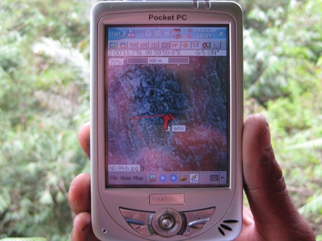 GPS reading