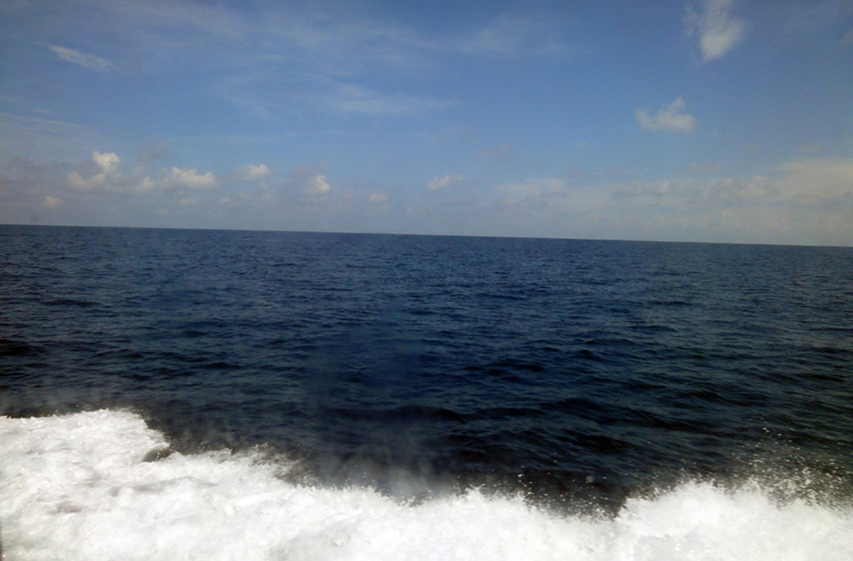 view from the bulkhead looking towards the confluence