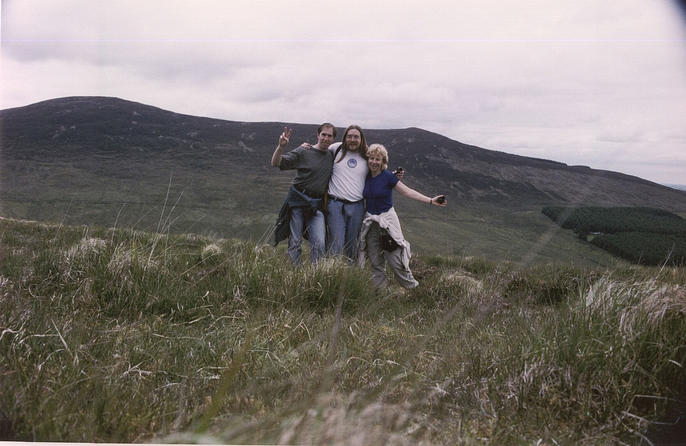 Craig, Nick and Tracy celebrating a completed adventure