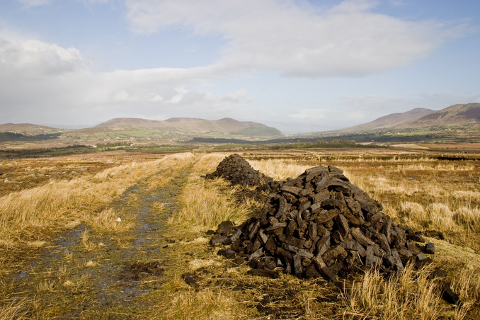 Peat cutting