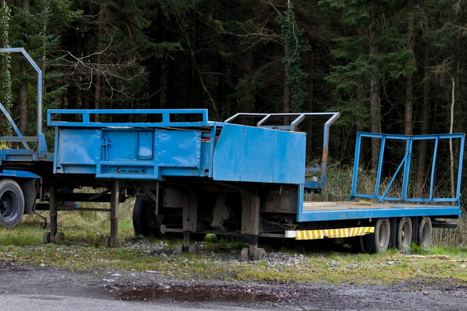 Logging trailer