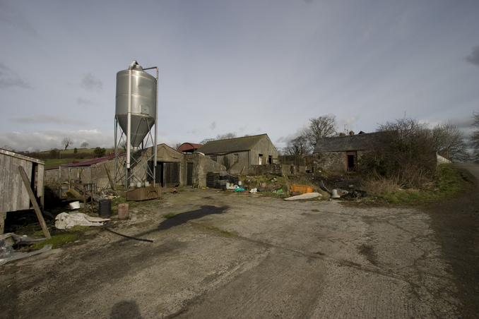 Dilapidated farm buildings