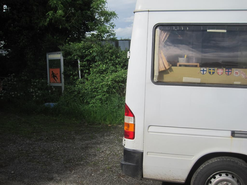 parking at phonebox remains