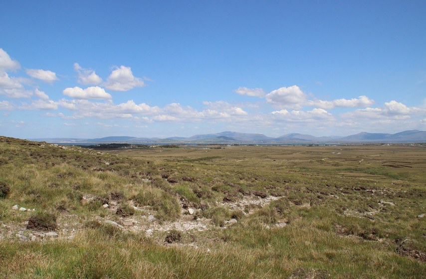 The confluence point, looking east