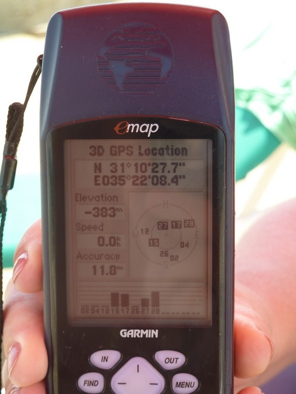 GPS reading