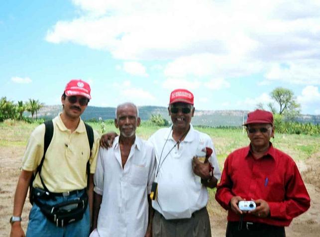 Lakshman, Mr. Balasubramanian, Nath and Nagaraj at 10N78E