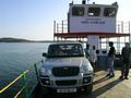 #8: Our SUV on the ferry heading towards 14N75E