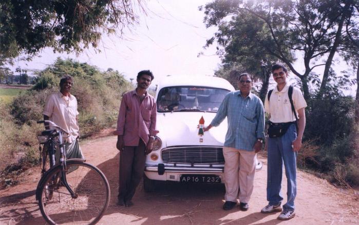 Mohan Rao and the team (Srinivas, Anand & Lakshman)