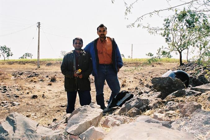 Sujay and saurabh at the confluence