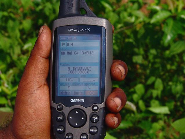 GPS at 18N 83E