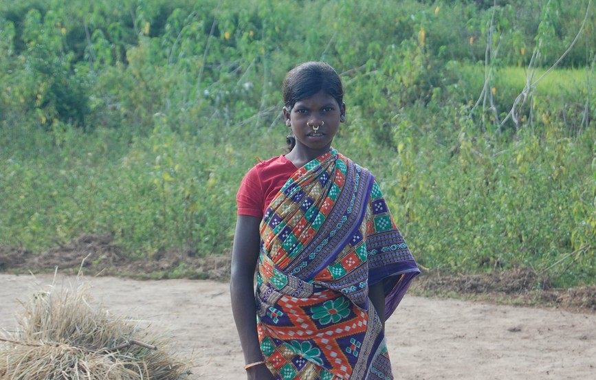 Kondh Girl near the Confluence Point