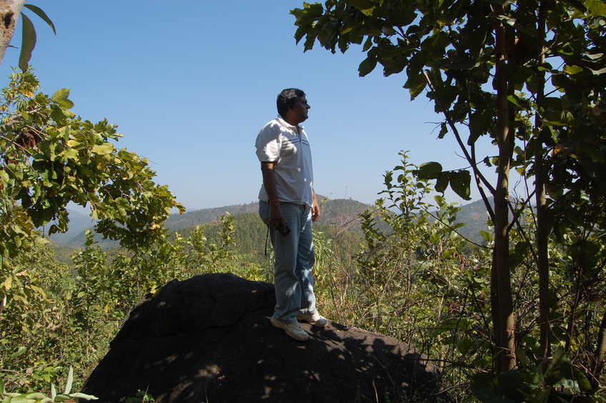 Anil  Kumar  Dhir  at  the  Confluence  Point