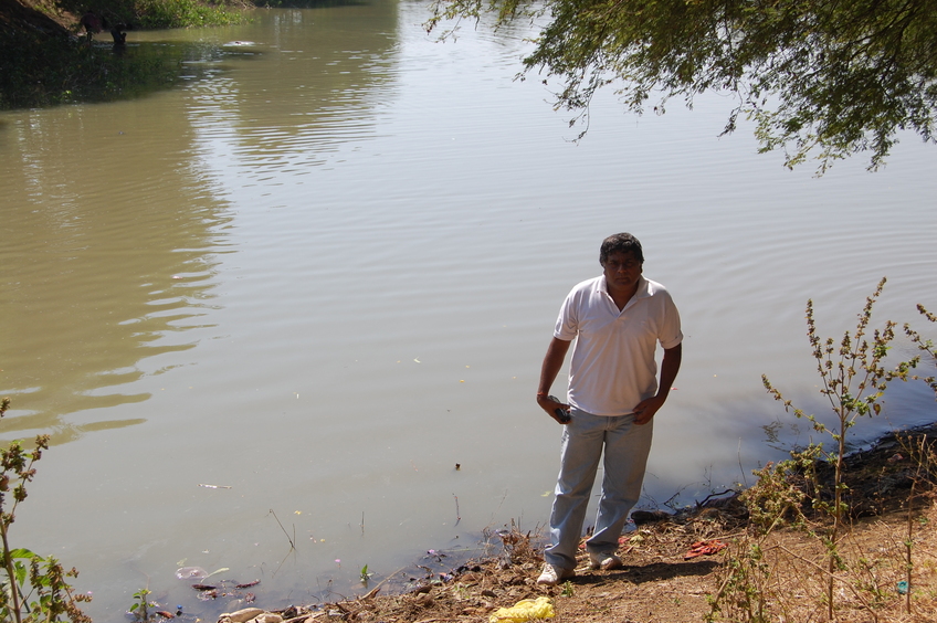 Anil  Kumar  Dhir  at  the  Confluence  Point