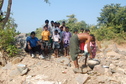 #10: Picnicking with the children on the dry bed of Harihar jor