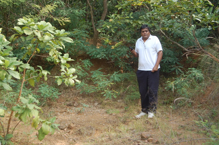 Anil  Kumar  Dhir  at  the  Confluence  Point