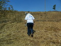 #7: The team ascending one of the hillocks in 34 degree C and scorching sun