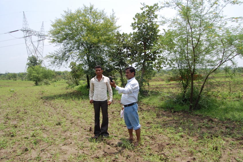 Kashinath  Sahoo  at  the  Confluence  Point