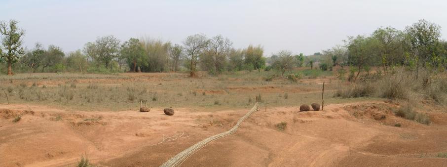 Panoramic view from confluence – East