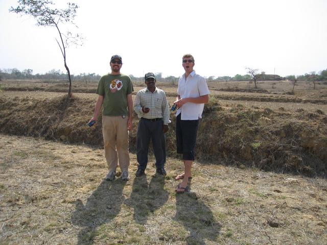 Warren, Raj, and Mark consulting our GPSes