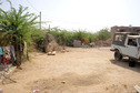 #3: View to the East from the Confluence (Inside the courtyard.)