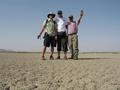 #6: From left: Sam, Warren and Doug pose on the CP.  (The official DCP t-shirt was a gift from Doug to Warren)