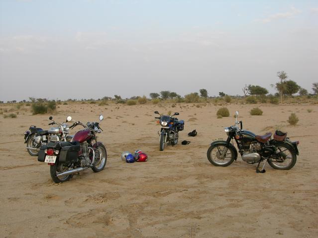 And the bikes they rode in on