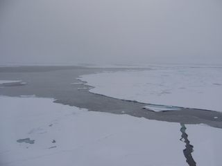 #1: View north ahead of the ship