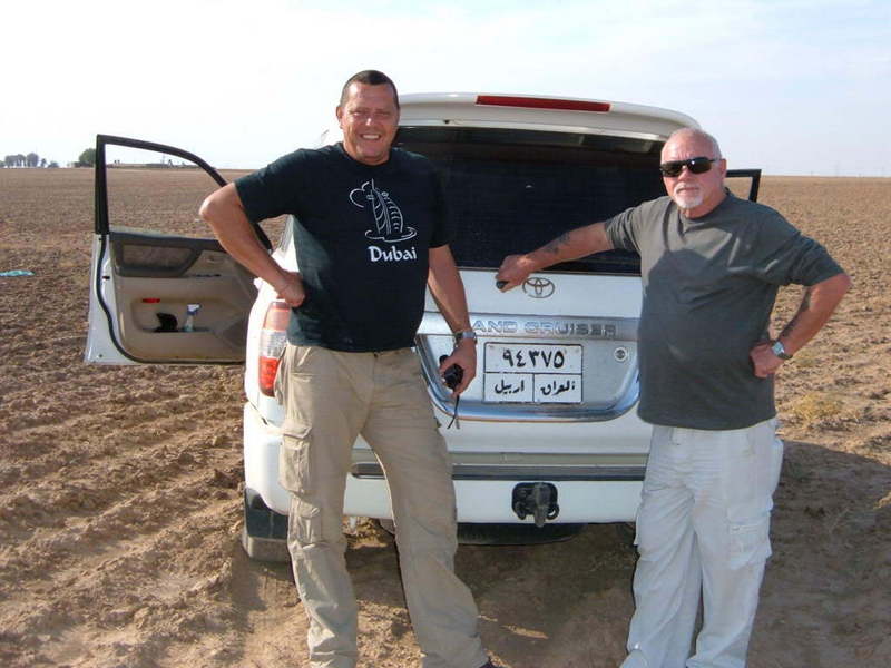 Rod and Ray near the confluence point