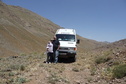 #7: The happy CP visitors and our faithful Riml on the altitude of 3124 m