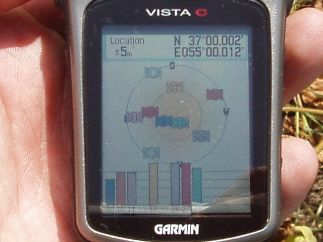 GPS reading